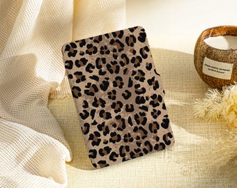 Coffee Leopard Kindle Paperwhite Case, Paperwhite 6.8 Case, kindle 10th 11th, Kindle Paperwhite Cover, Kindle 2022 2024 Case
