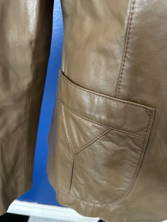 Vintage 1970's Etienne Aigner Leather Jacket - image 5