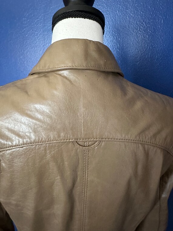 Vintage 1970's Etienne Aigner Leather Jacket - image 10