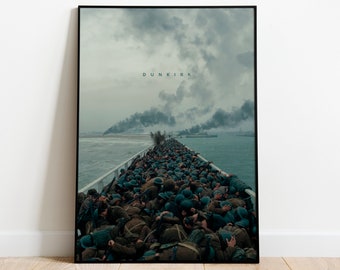 Dunkirk Movie Poster Digital Download, Dunkirk Minimalist Movie Print, Movie Wall Art, Printable Wall Art , Movie Print, Gift Idea