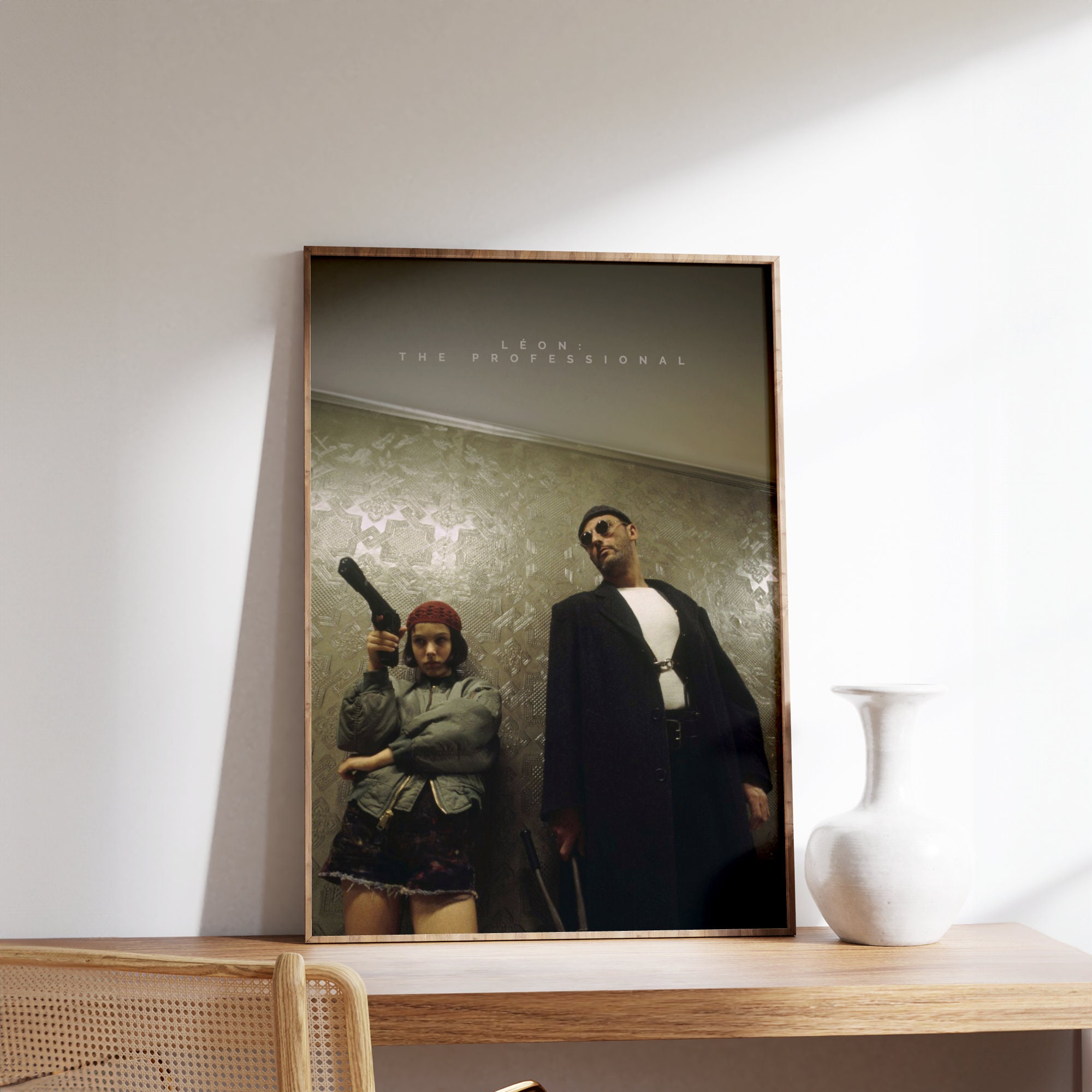 Leon The Professional Poster Digital Download, Leon Minimalist Movie ...