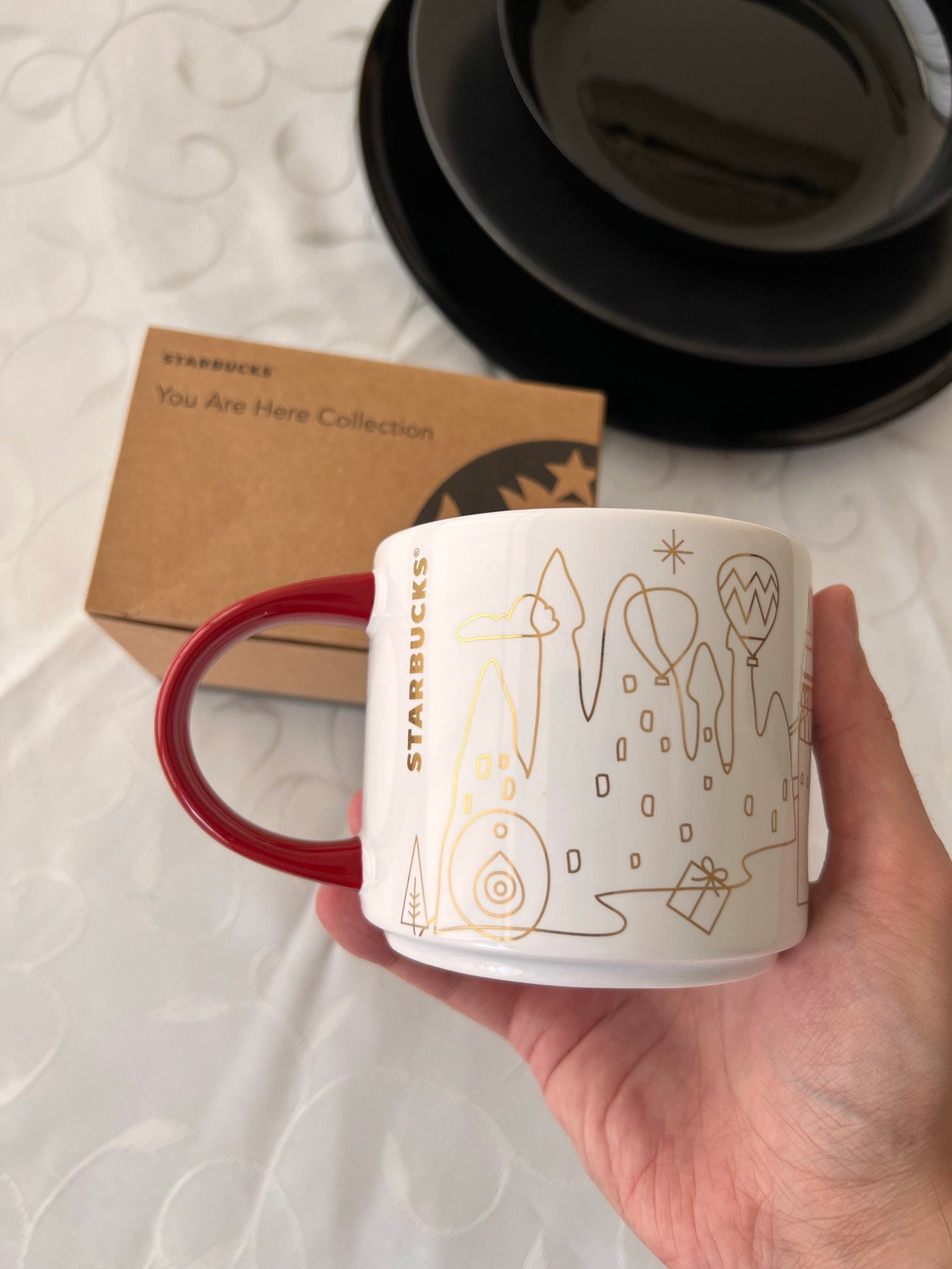 Starbucks Taza Barcelona de la serie You Are Here, 14 onzas