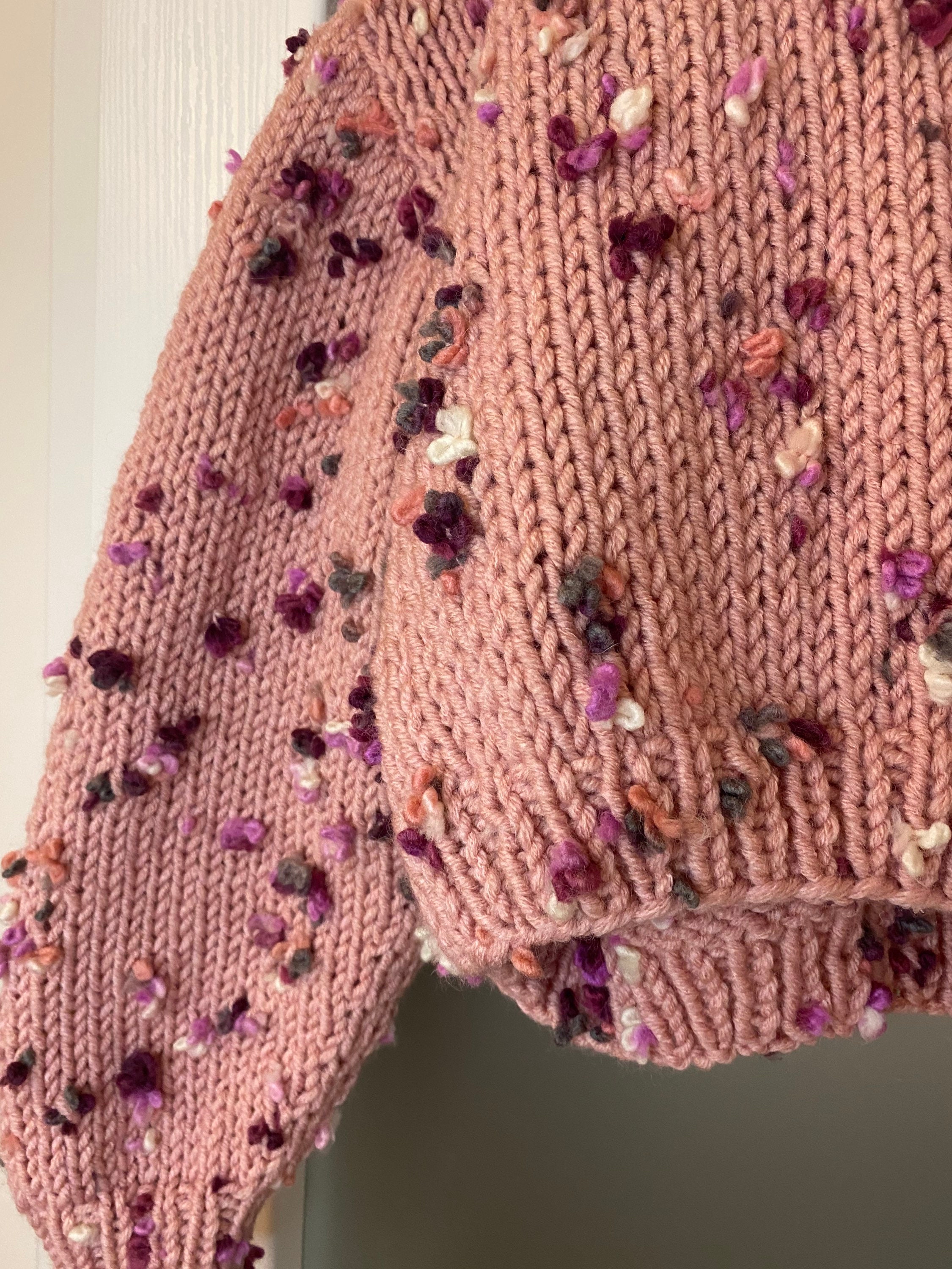 Blush cable knit sweater online