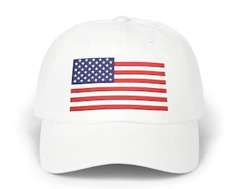 American Flag Patriotic USA Cap Classic Dad Cap | 4th of July BBQ Summer