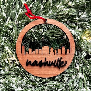 Nashville Skyline Weihnachtsschmuck