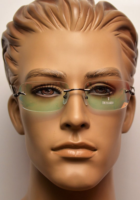 VINTAGE 2000s Sunglasses Trussardi Visibilia TE 20433 711 VINTAGE 2000s Sunglasses Trussardi Visibilia TE 20433 711