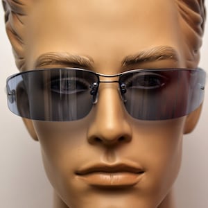 VINTAGE 2000s sunglasses O.Marines 5030F 8214 CFCL 120 Blue