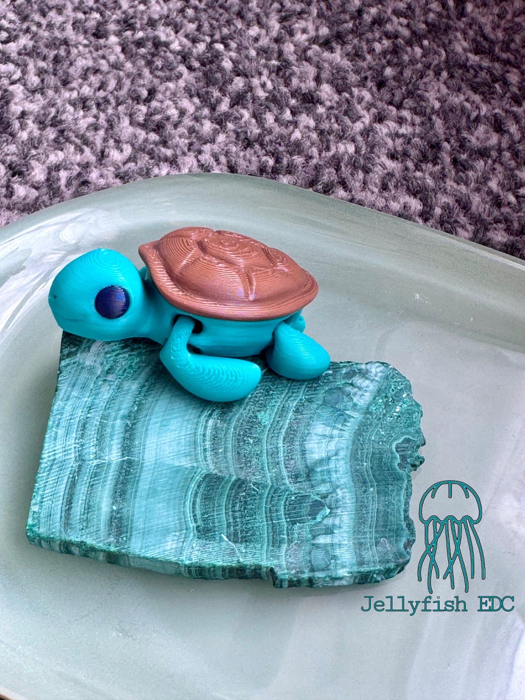 Mini Turtle Articulated Desk Figure - Etsy