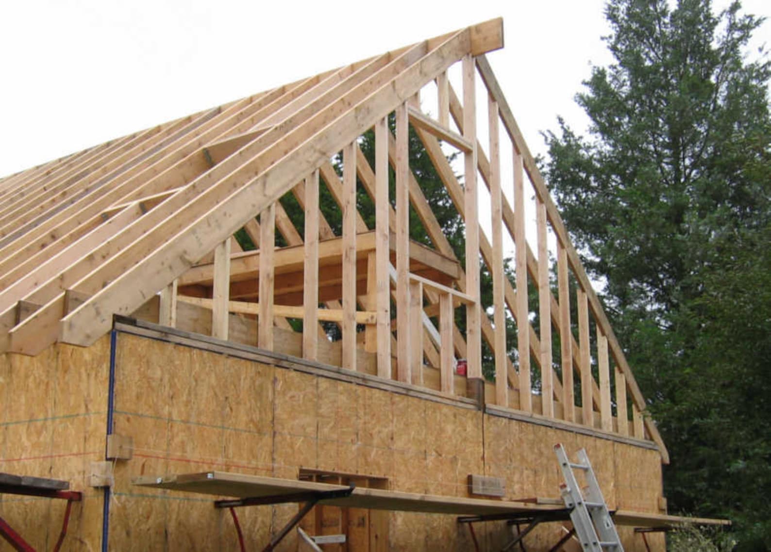 Roof Framing Plans: How to Frame / Build a Wood Rafter Gable Shed House ...