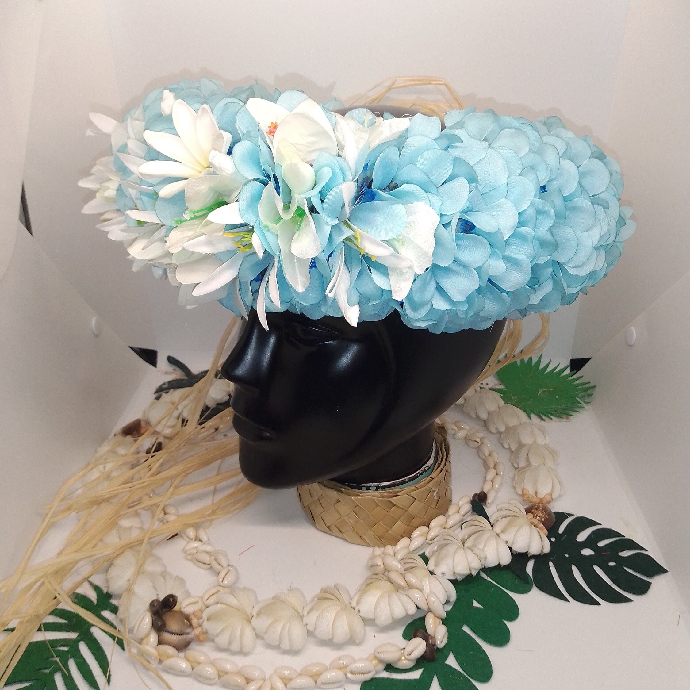 Couronne De Tête Fleurs Tahiti Boutons De Tiare Tahiti Et Etsy