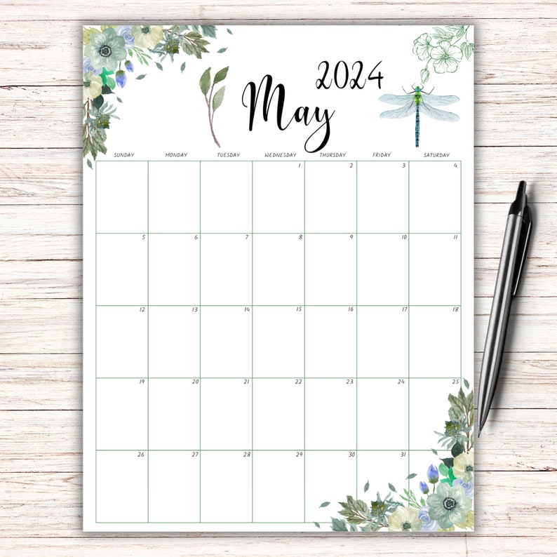 Editable 2024 May Planner May Schedule Printable May Calendar 2024 Editable 2024 May Planner May Schedule Printable May Calendar 2024