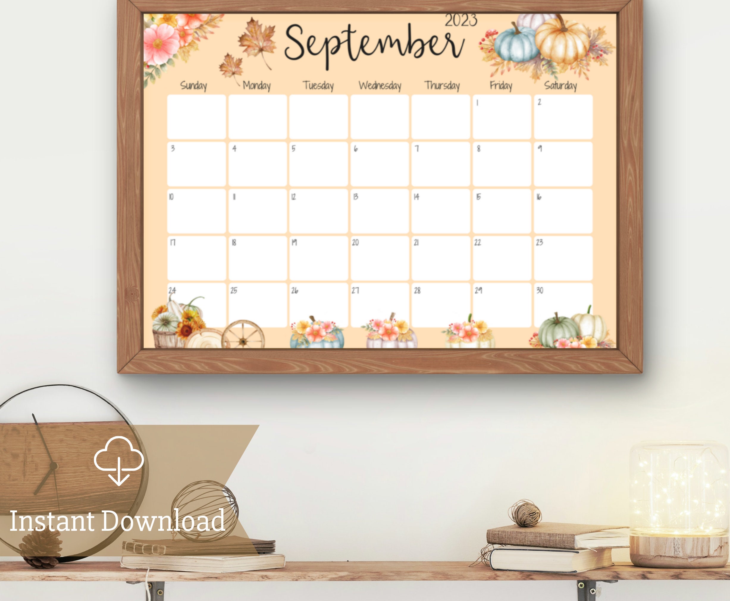 EDITABLE Academic Calendar 20232024 From September to August