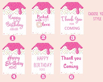 Personalized Custom Gift Tag, Father's Day Gift Tag, Printable Cookie Tag, Wedding Favor, Birthday, Graduation, Celebration, Thank you tag