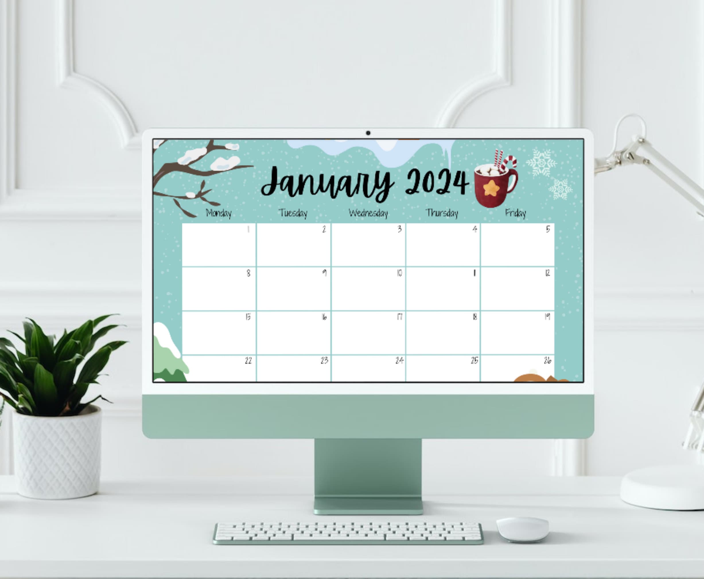School year calendar editable 2023 2024 calendar back to etsy
