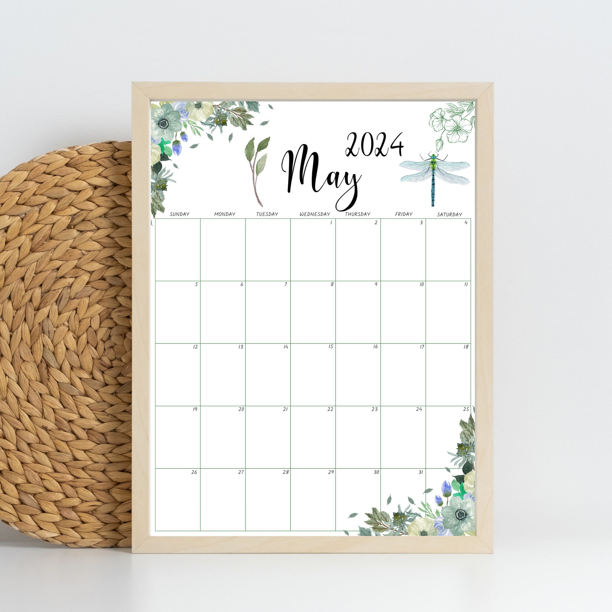 Editable 2024 May Planner, May Schedule, Printable May Calendar, 2024 ...
