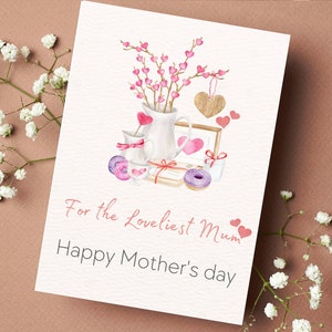 Tarjeta imprimible del Día de la Madre, Tarjeta Feliz Día de la Madre, Tarjeta de Felicitación para mamá, Regalo del Día de las Madres, Tarjeta Digital, Tarjeta del Día de la Madre