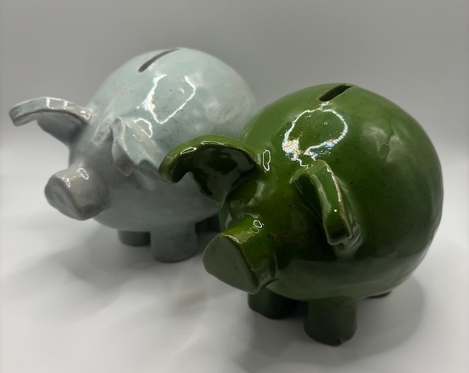 Personalized & Handcrafted Ceramic Piggy Banks