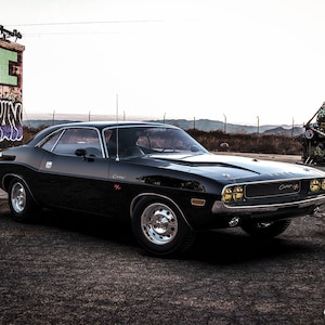 Dodge Challenger klaar om af te drukken in ZEER HOGE KWALITEIT