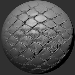 12 Reptile skin alphas for zbrush