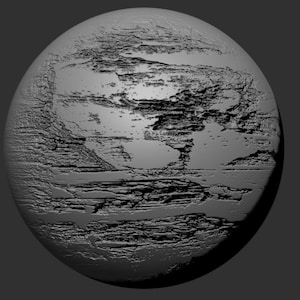 Plaster/rock alpha for zbrush