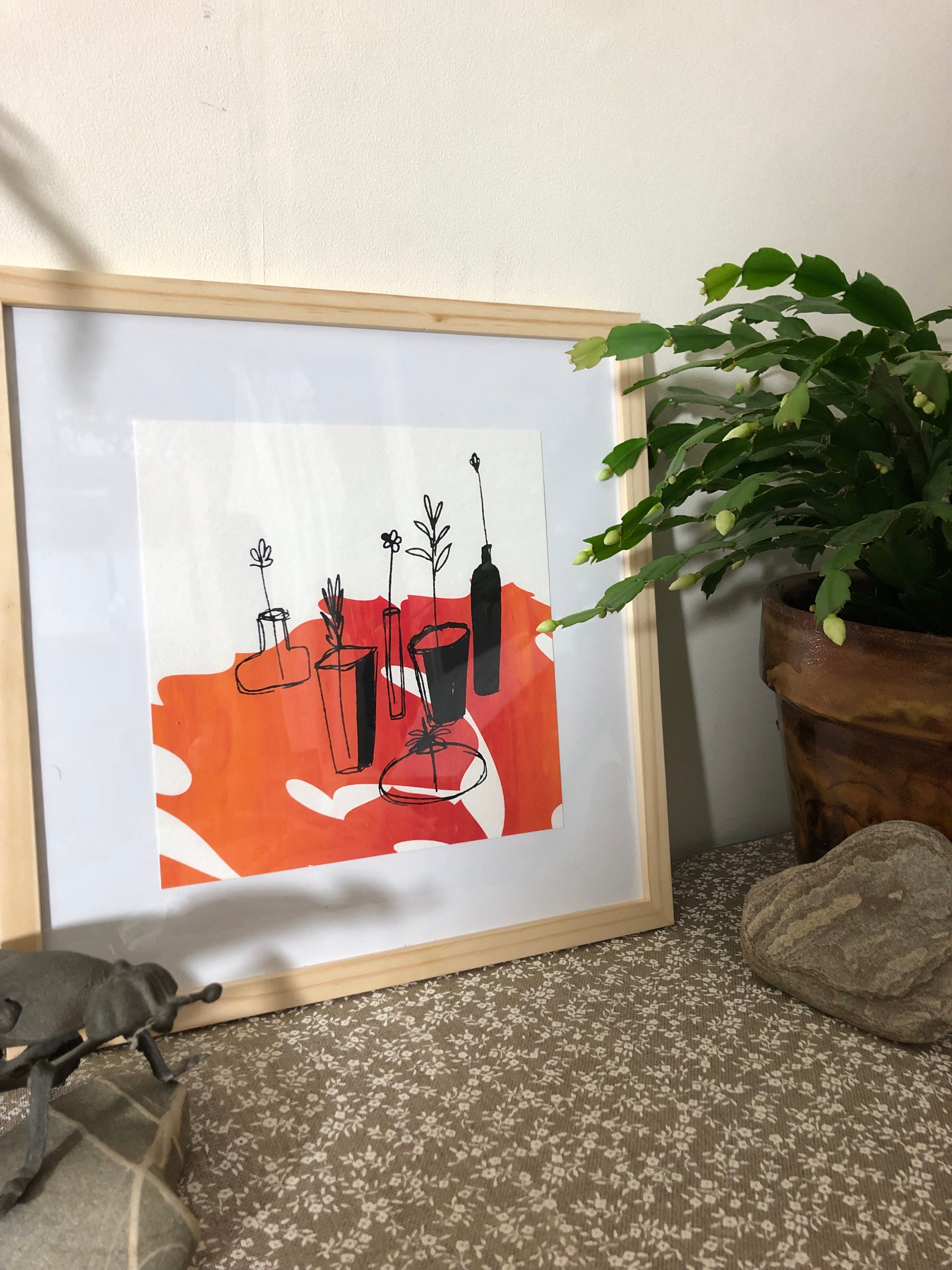 Sérigraphie Les Vases