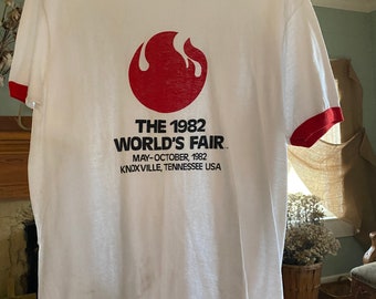 Vintage XL Tee The 1982 World’s Fair T-Shirt - Knoxville Tennessee - USA - Gifts For Him