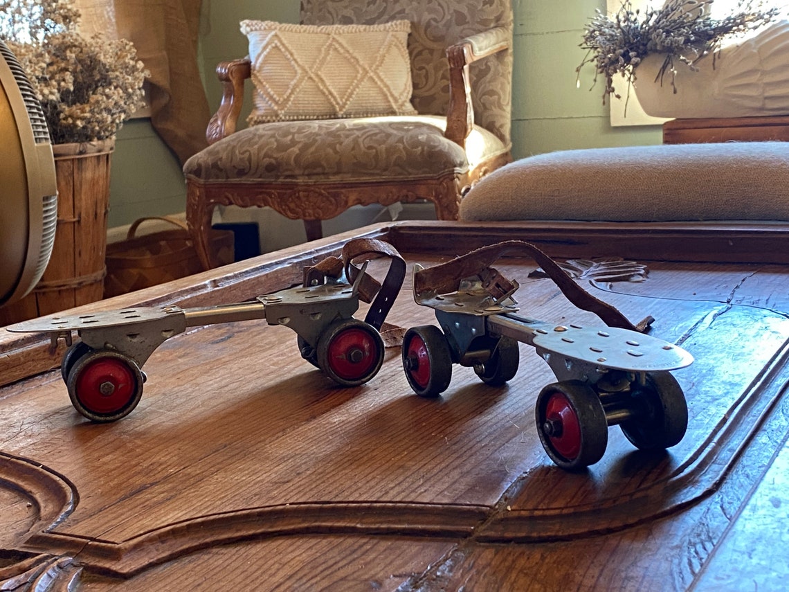 Antique Winchester Roller Skates Adjustable Extension Skates Etsy