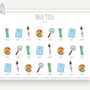 Stampa personalizzata per scuole/lezioni, regalo di fine anno per gli studenti, apprezzamento degli insegnanti, regalo di classe, regalo per studenti, carino, stampa digitale