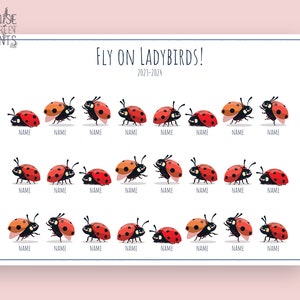 Impression personnalisée de coccinelles, cadeau de fin d'année pour étudiants, cadeau de remerciement pour enseignant, cadeau de classe, cadeau étudiant, mignon, impression numérique