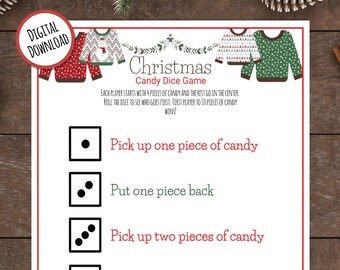 Christmas Candy Dice Game | Pass the Candy Game | Christmas Activity for Kids | Christmas Party Games | Candy Game | Fun Party Games | DIY
