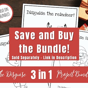 Elf in Disguise Project | Elf Printable | Christmas Game | Elf Disguise ...