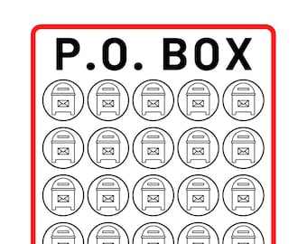 PO Box Savings Challenge or Tracker
