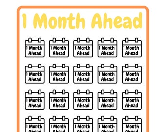 A6 1 Month Ahead Savings Tracker