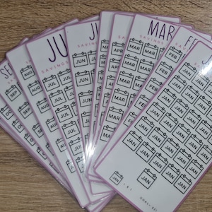 A6 Dollar pro Tag Spar-Challenge-Pack 12 Stk.