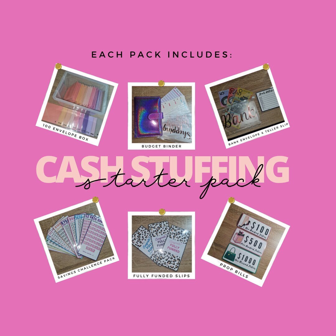 Cash Stuffing Starter Kit Etsy