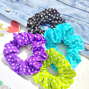 Princess Polka Dot Scrunchies