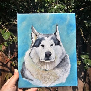 Retratos de mascotas personalizados / personalizados / pinturas de retratos de mascotas /