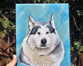 Custom pet portraits | personalised | pet portrait paintings|
