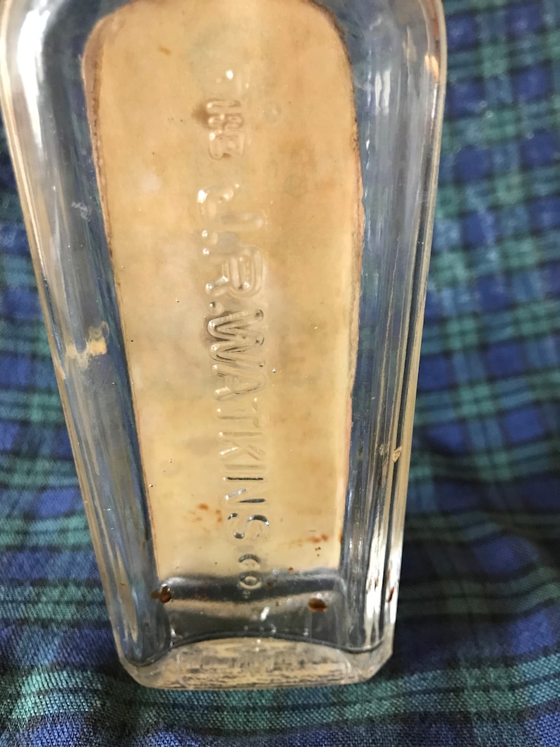 Vintage Watkins Lemon Extract Bottle Vintage JR Watkins Etsy