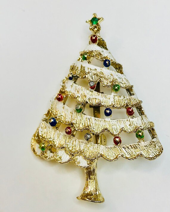 Vintage 1970s Gerry's Gold Colored Christmas Tree… - image 7