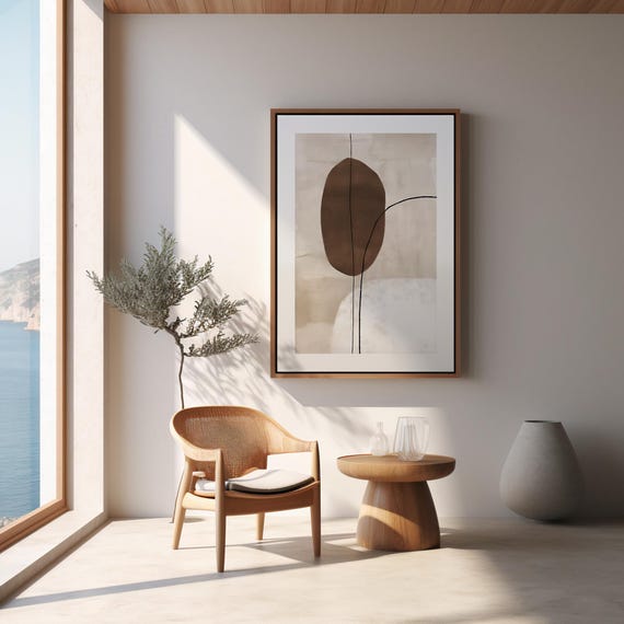 Minimalist Boho Style Printable Wall Art (Digital Download)