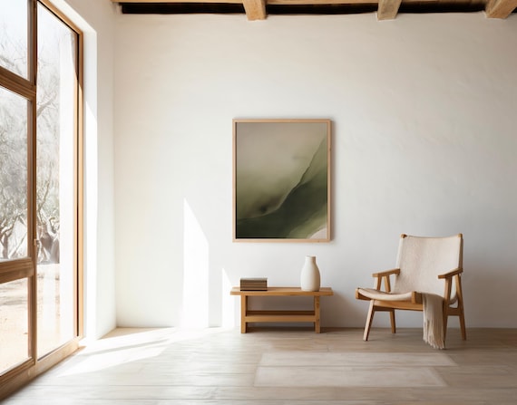 Soft Sage Green Contemporary Decor | Digital Download