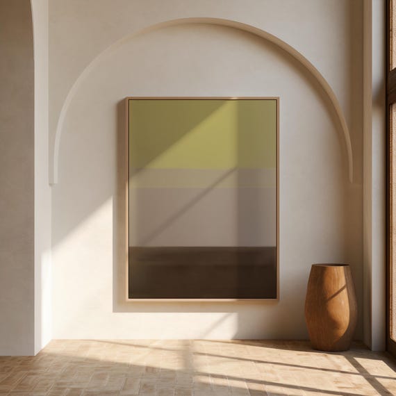 Minimalist Color Block Printable Art (Digital Download)