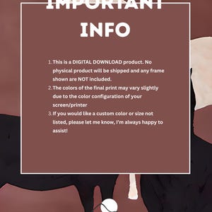 K&ouml;nnte beinhalten: Ank&uuml;ndigung eines digitalen Download-Produkts mit den wei&szlig;en Worten "IMPORTANT INFO". Der Text erkl&auml;rt, dass kein physisches Produkt versendet wird und die Farben variieren k&ouml;nnen. Der untere Teil des Bildes tr&auml;gt den Text "casa salta".