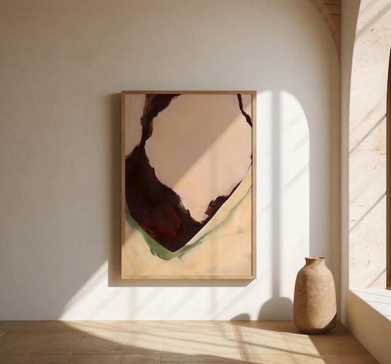 Earth Tone Abstract Wall Art – Fine Art Poster