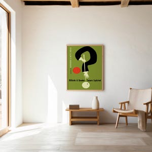 Vintage Billiards Art Print: Mid-Century Game Room Decor | Retro Sports Wall Poster Digital Download
