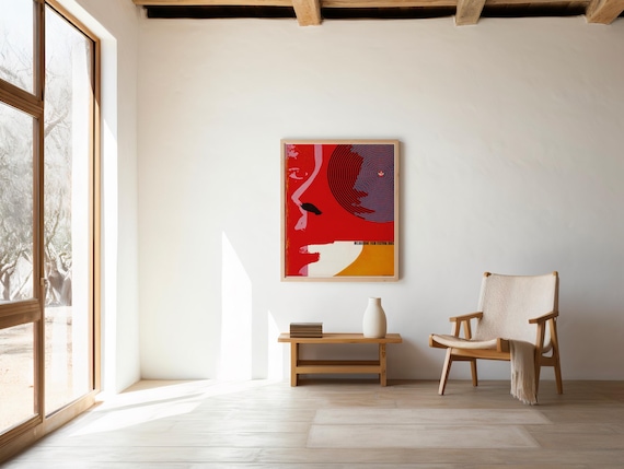 Vintage 1965 Melbourne Film Festival Printable Poster | Retro Mid-Century Wall Art Digital Download