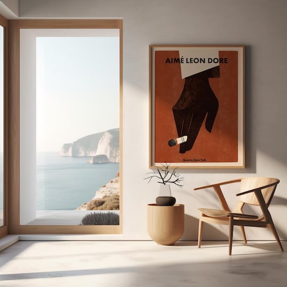 Vintage-Inspired Aime Leon Dore Graphic Art Poster | Digital Download for Modern Home Decor