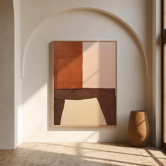 Minimalist Earth Tone Printable Wall Art (Digital Download)