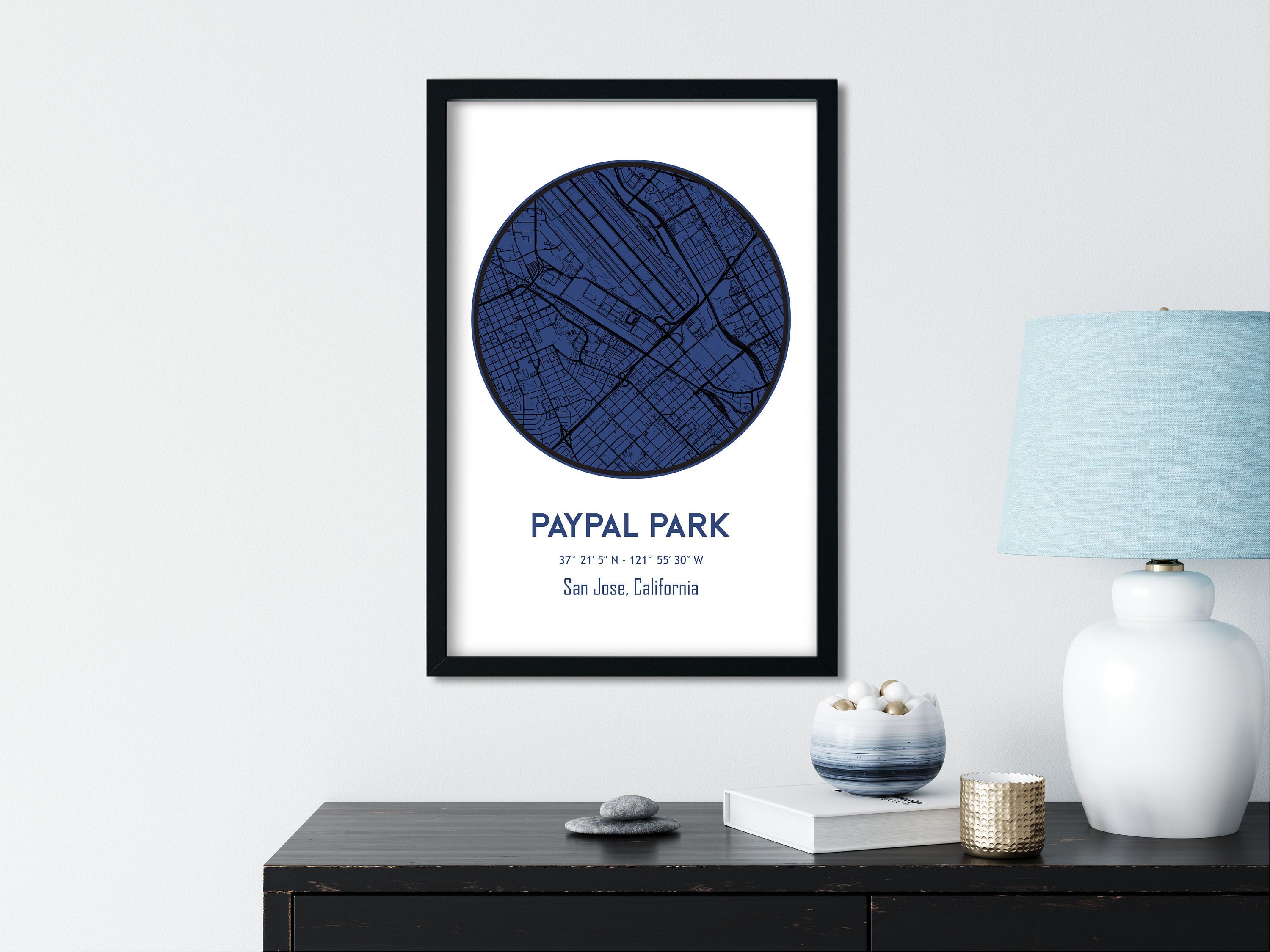 Paypal Park Poster Etsy Canada